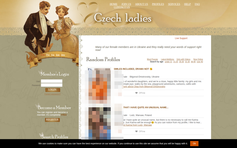 czech-ladies.com Reviews & Reviews Website Screenshot