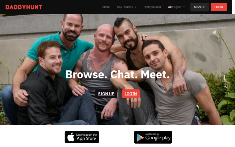daddyhunt.com Reviews & Reviews Website Screenshot