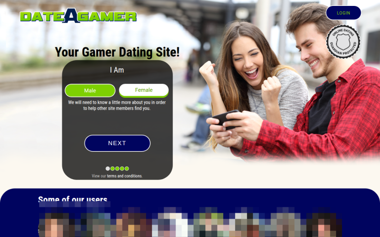 date-a-gamer.com Reviews & Reviews Website Screenshot