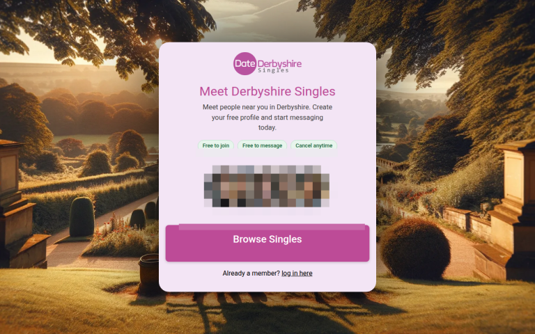 datederbyshiresingles.co.uk Reviews & Reviews Website Screenshot