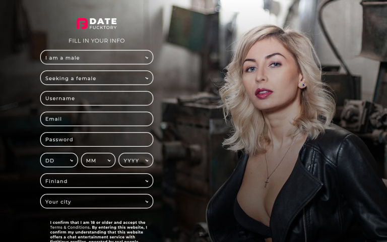 datefucktory.com Reviews & Reviews Website Screenshot