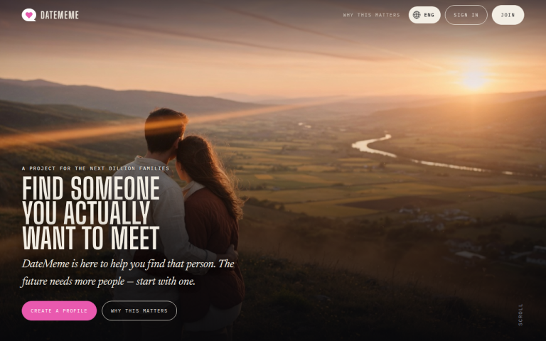 datememe.com Reviews & Reviews Website Screenshot