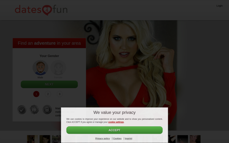 dates4fun.com Reviews & Reviews Website Screenshot