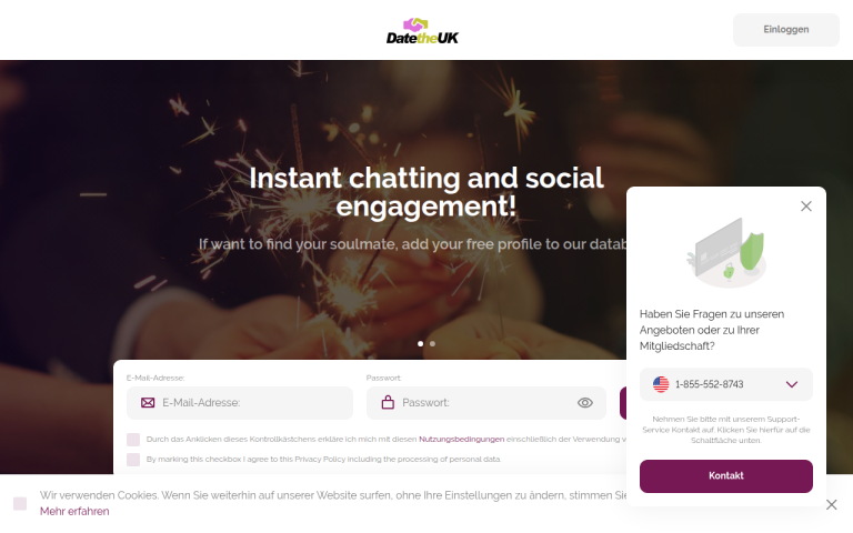 datetheuk.com Reviews & Reviews Website Screenshot