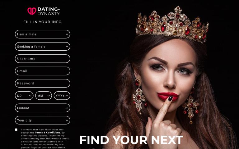 dating-dynasty.com Reviews & Reviews Website Screenshot