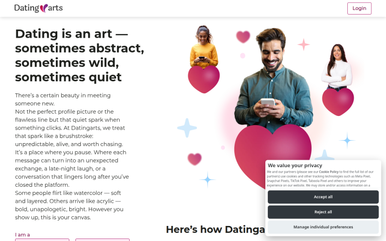 datingarts.com Reviews & Reviews Website Screenshot