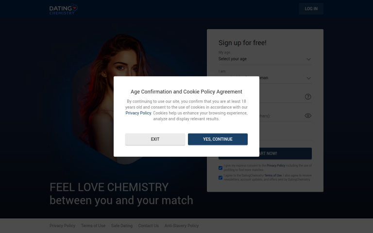datingchemistry.com Reviews & Reviews Website Screenshot