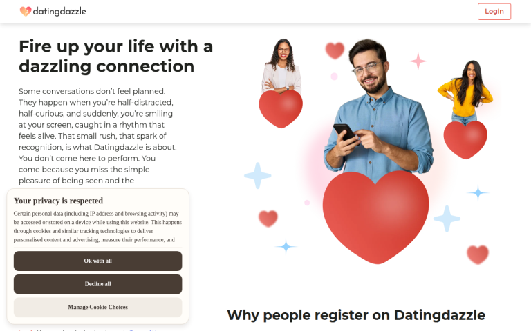 datingdazzle.com Reviews & Reviews Website Screenshot