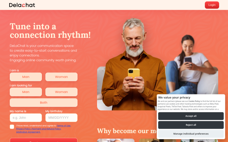delachat.com Reviews & Reviews Website Screenshot