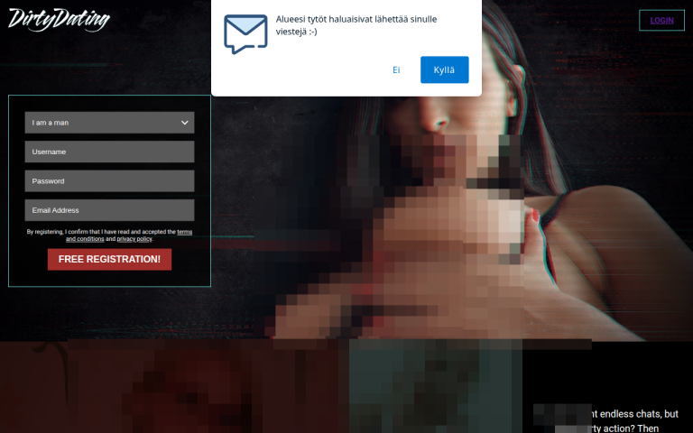 dirtydating.com Reviews & Reviews Website Screenshot