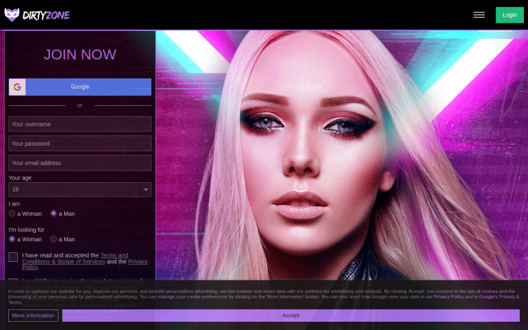 dirtyzone.com Reviews & Reviews Website Screenshot