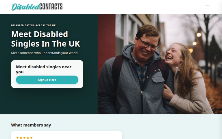 disabledcontacts.co.uk Reviews & Reviews Website Screenshot