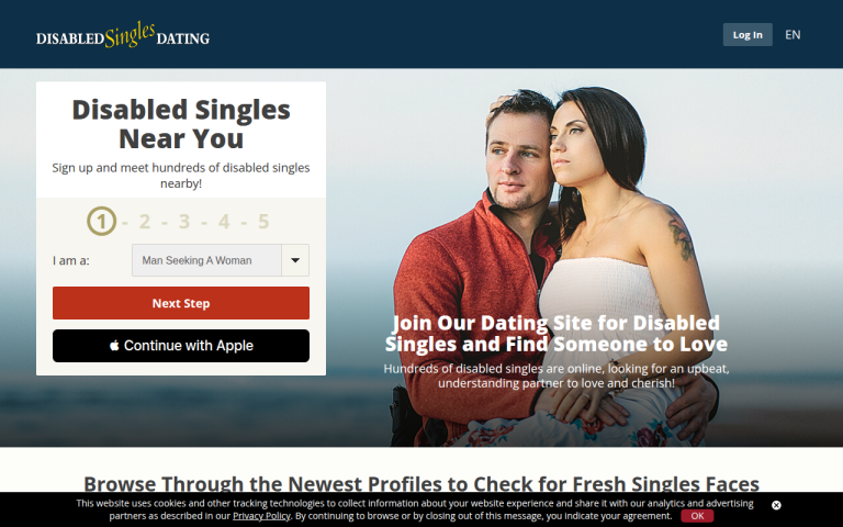 disabledsinglesdating.com Reviews & Reviews Website Screenshot