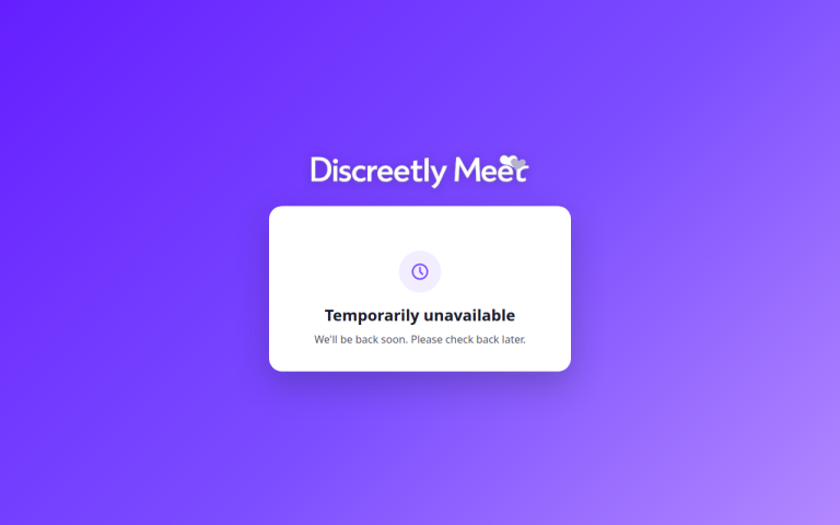 discreetlymeet.com Reviews & User Experiences Website Screenshot