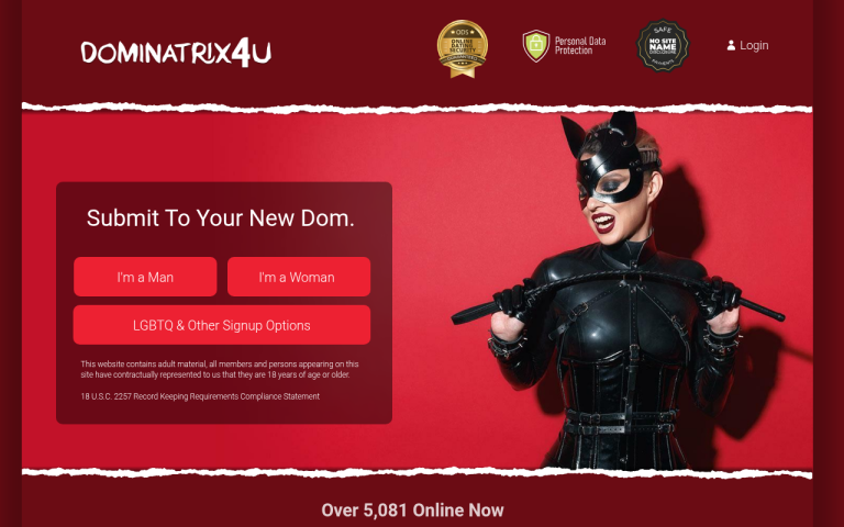 dominatrix4u.com Reviews & Reviews Website Screenshot