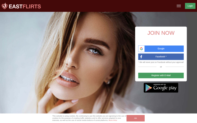 eastflirts.com Reviews & Reviews Website Screenshot