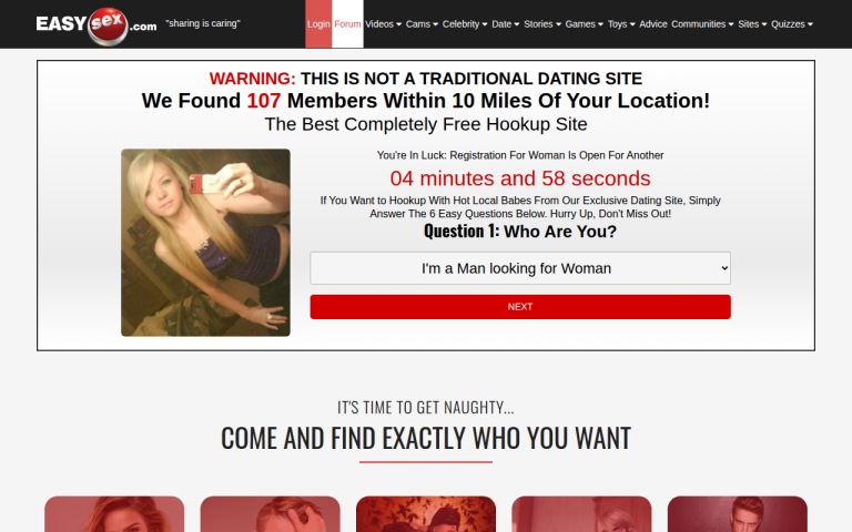 easysex.com Reviews & Reviews Website Screenshot