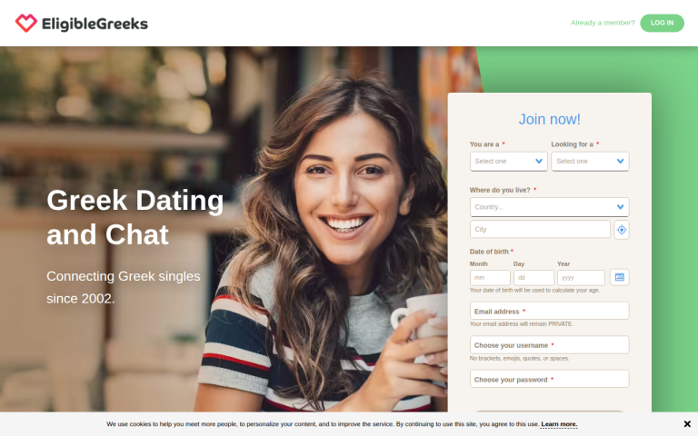 eligiblegreeks.com Reviews & Reviews Website Screenshot