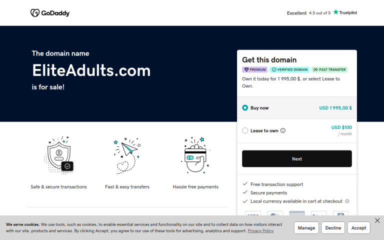eliteadults.com Reviews & Reviews Website Screenshot