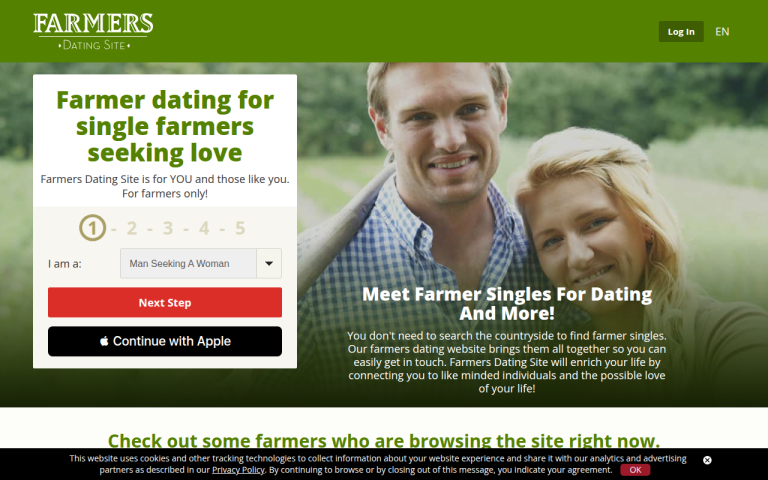 farmersdatingsite.com Reviews & Reviews Website Screenshot