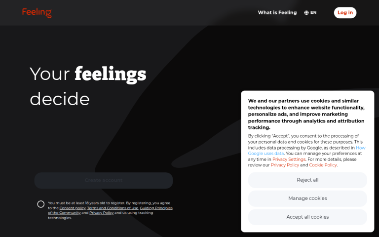 feeling.me Reviews & Reviews Website Screenshot