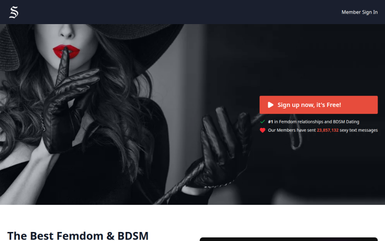 femdom.dating Reviews & Reviews Website Screenshot