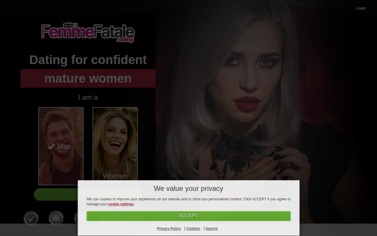 femmefatale.dating Reviews & Reviews Website Screenshot