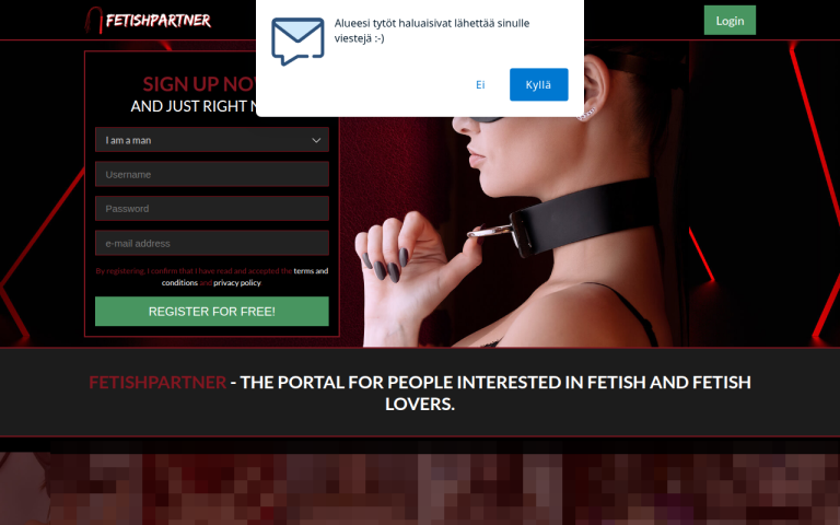 fetishpartner.com Reviews & Reviews Website Screenshot