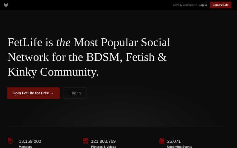fetlife.com Reviews & Reviews Website Screenshot