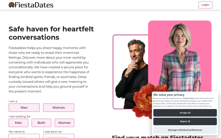 fiestadates.com Reviews & Reviews Website Screenshot