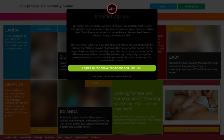filthyflirting.com Reviews & Reviews Website Screenshot