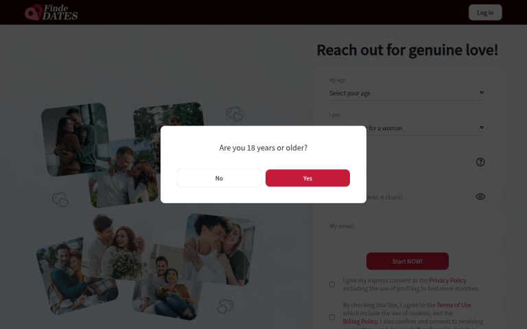 findedates.com Reviews & Reviews Website Screenshot