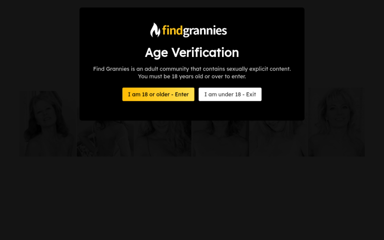 findgrannies.co.uk Reviews & Reviews Website Screenshot