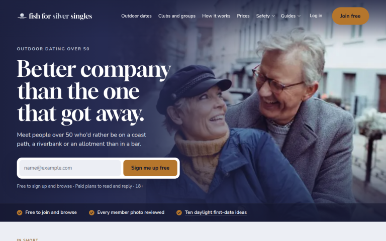 fishforsilversingles.com Reviews & Reviews Website Screenshot