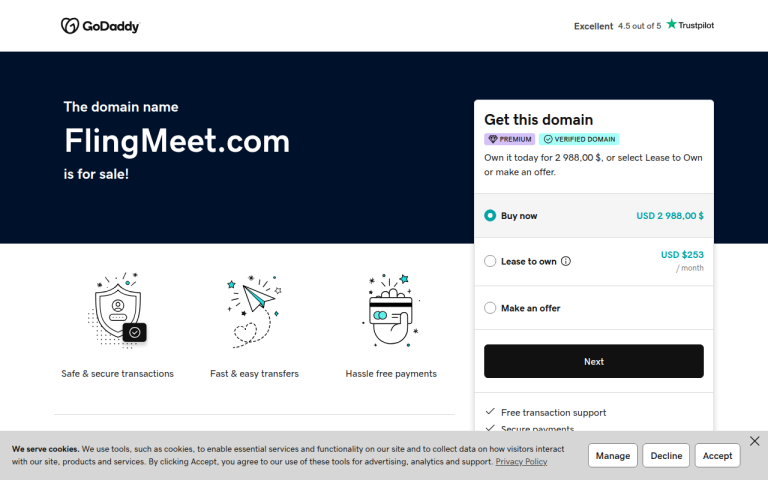 flingmeet.com Reviews & Reviews Website Screenshot