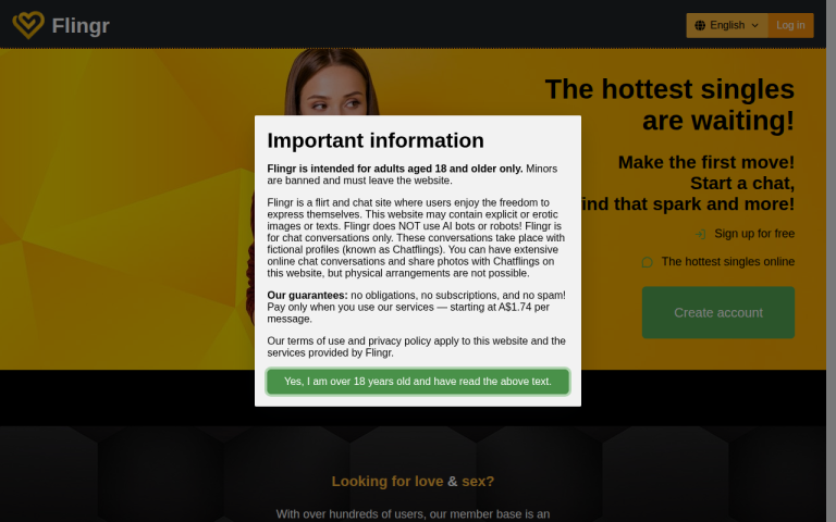 flingr.net Reviews & Reviews Website Screenshot