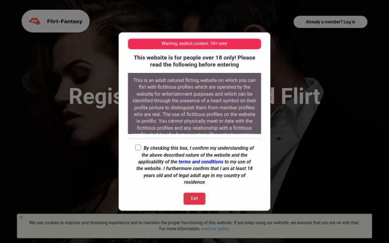 flirt-fantasy.com Reviews & Reviews Website Screenshot
