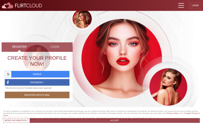 flirtcloud.com Reviews & Reviews Website Screenshot
