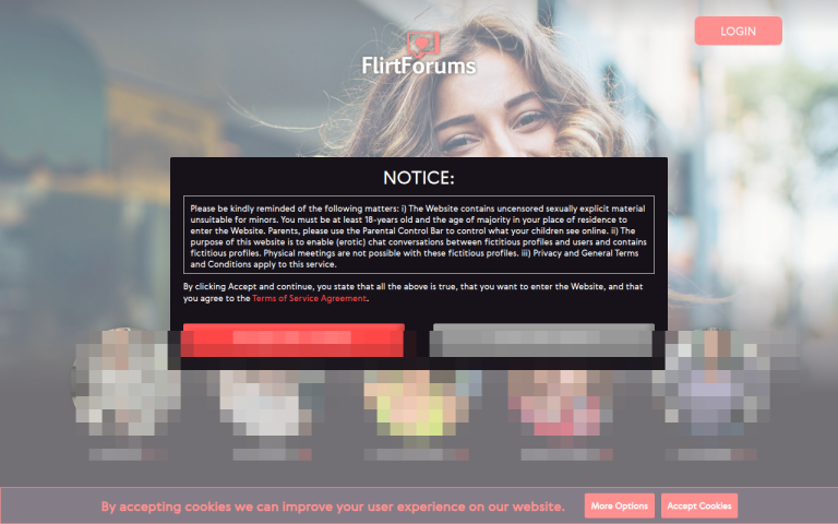 flirtforums.com Reviews & Reviews Website Screenshot