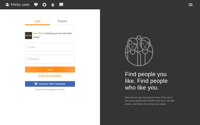 flirtic.com Reviews & Reviews Website Screenshot