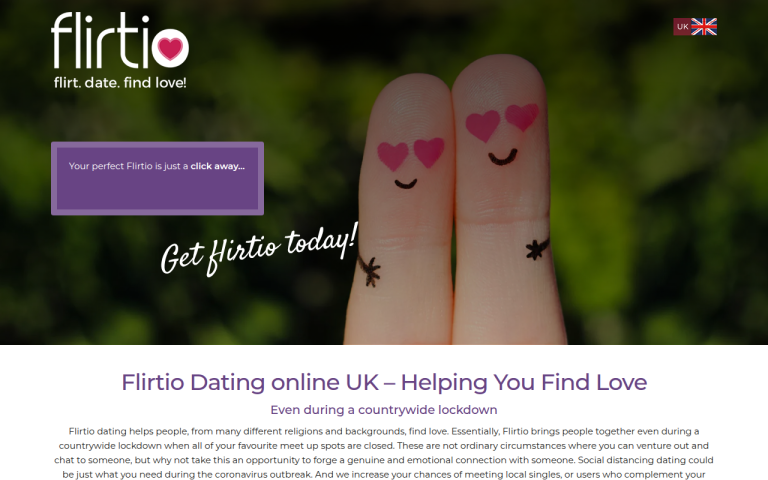 flirtio.com Reviews & Reviews Website Screenshot