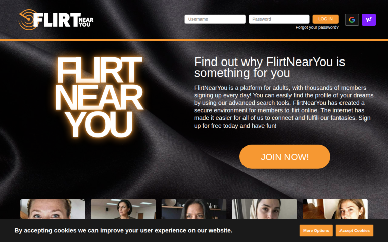 flirtnearyou.com Reviews & Reviews Website Screenshot