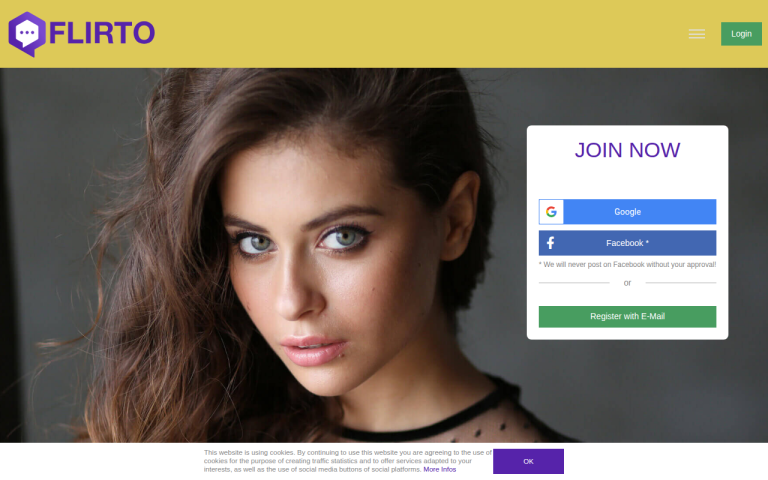 flirto.com Reviews & Reviews Website Screenshot