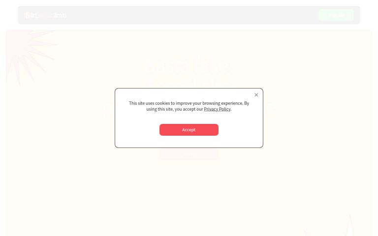 flirtsenzalimiti.com Reviews & Reviews Website Screenshot