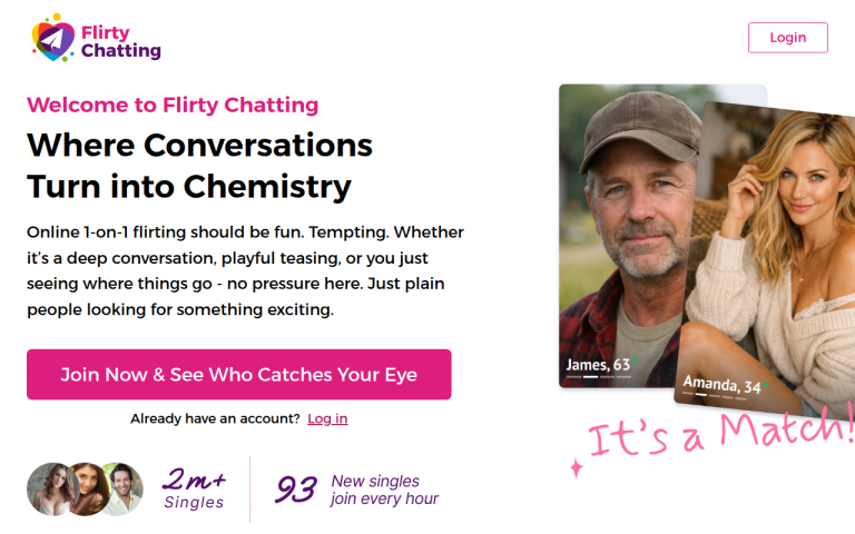 flirtychatting.com Reviews & Reviews Website Screenshot