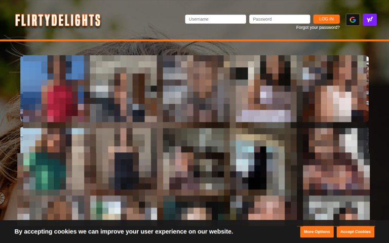flirtydelights.com Reviews & Reviews Website Screenshot