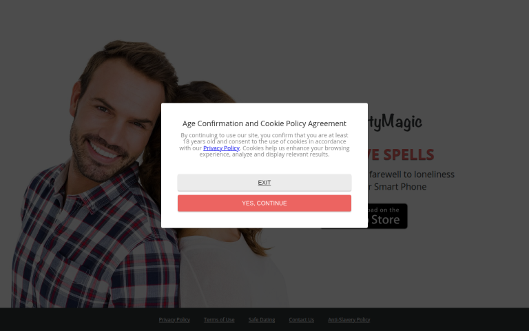 flirtymagic.com Reviews & Reviews Website Screenshot