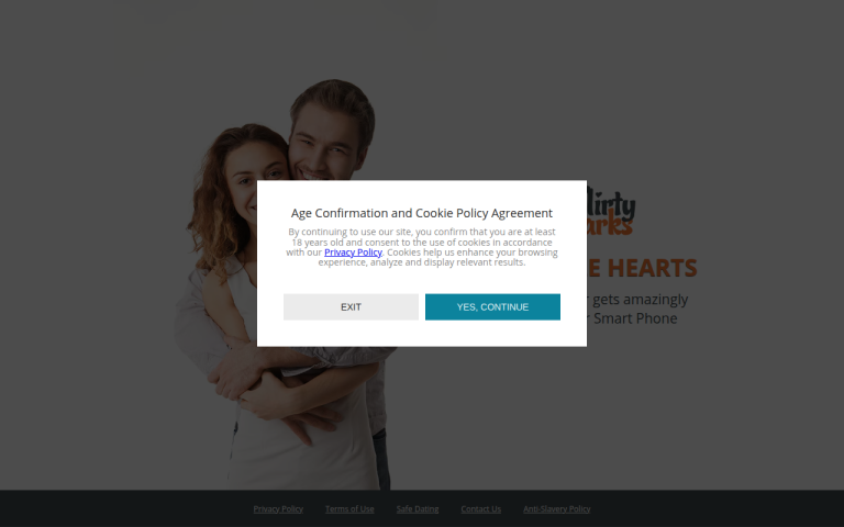 flirtysparks.com Reviews & Reviews Website Screenshot