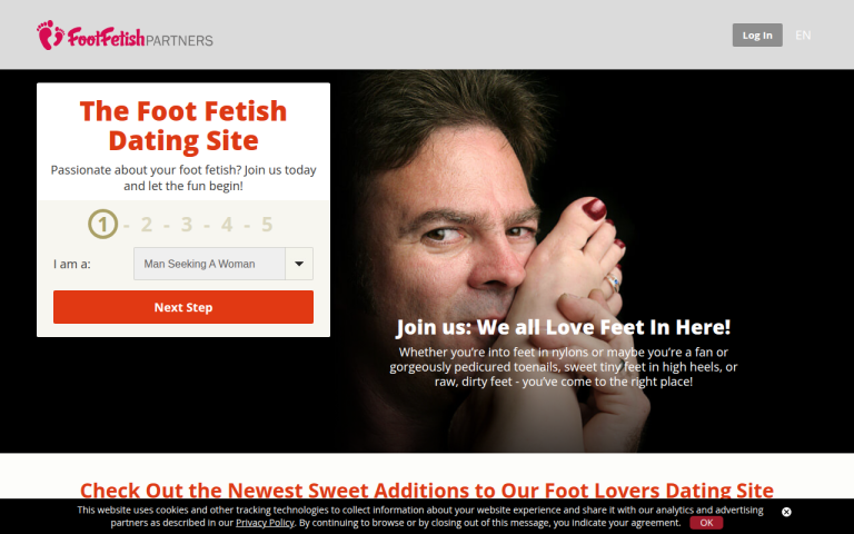 footfetishpartners.net Reviews & Reviews Website Screenshot