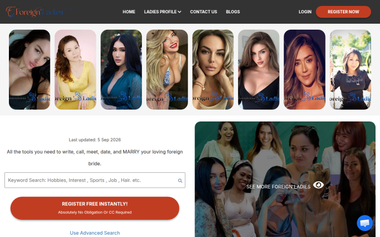 foreignladies.com Reviews & Reviews Website Screenshot